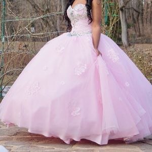 Pink Quinceanera Dress.